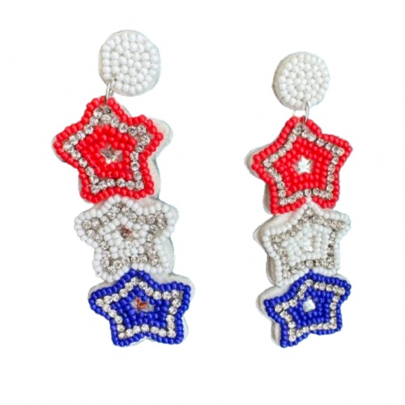 BaubleBar Jewelry - 5 for $30 NWOT! Beaded STARS Earrings